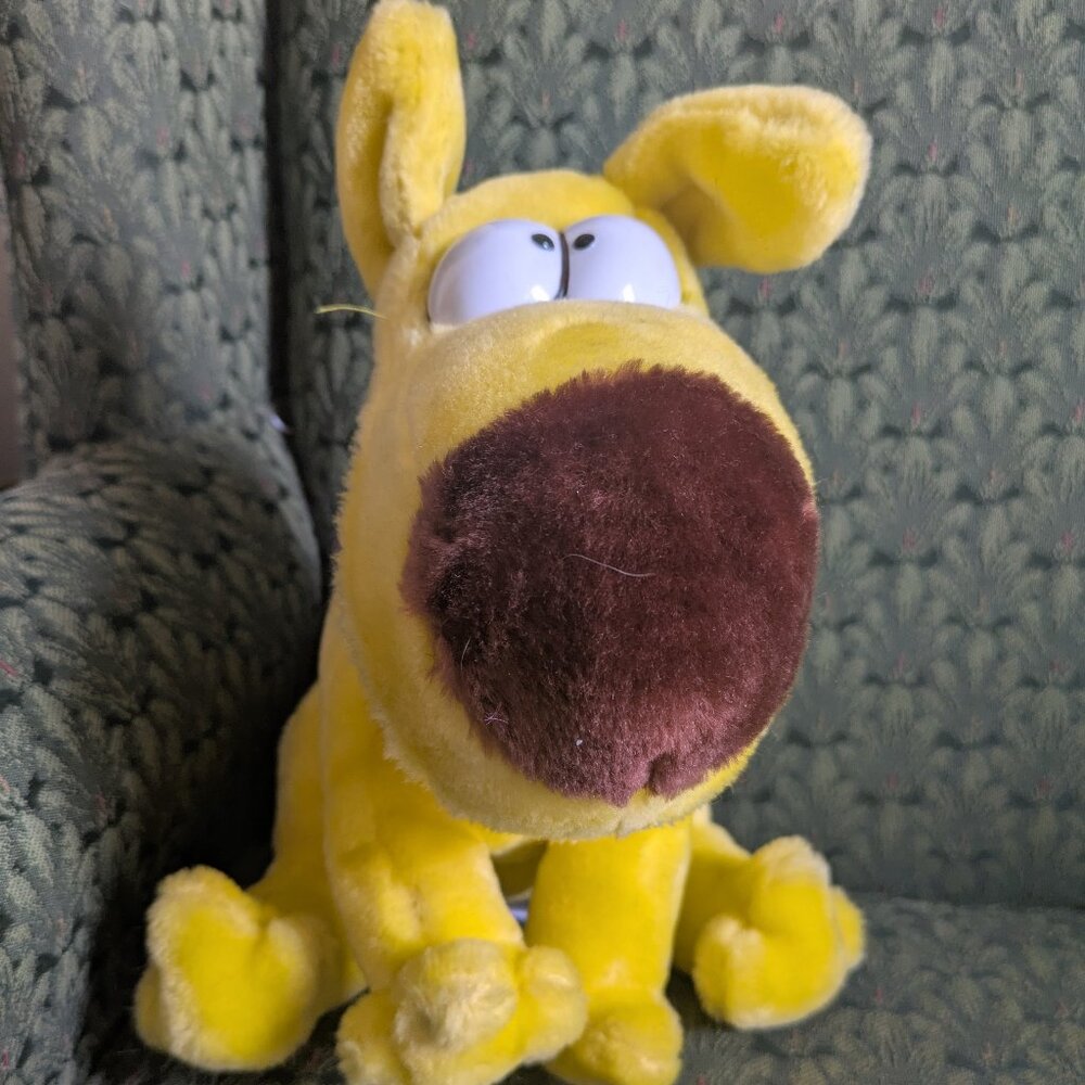 Vintage 1987 24K Mother Goose and Grimm Plush Cross Eyed Grimm